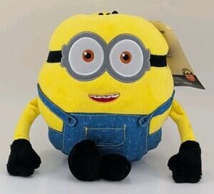 Despicable Me Minions Rise of Gru Otto Plush 11" Coin Piggy Bank Stuffed Toy